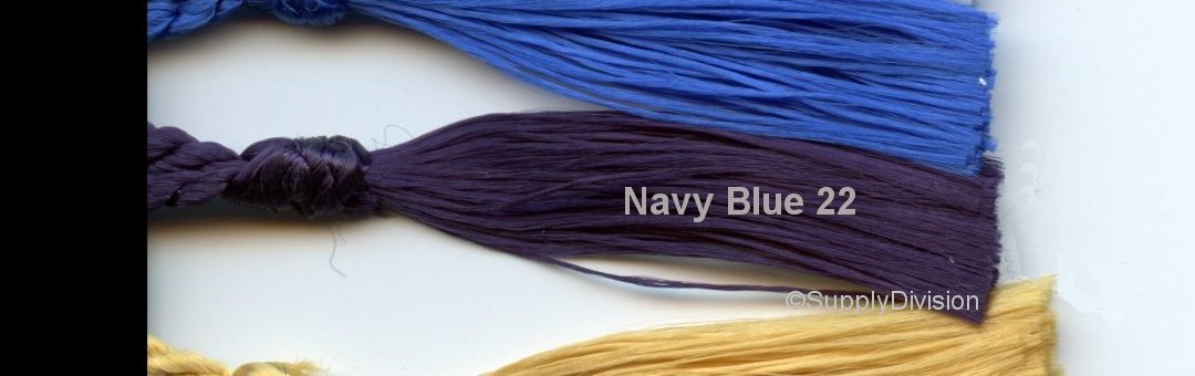 Rayon style Bookmark tassel Navy Blue pack